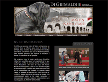 Tablet Screenshot of digrimaldi.com.ar